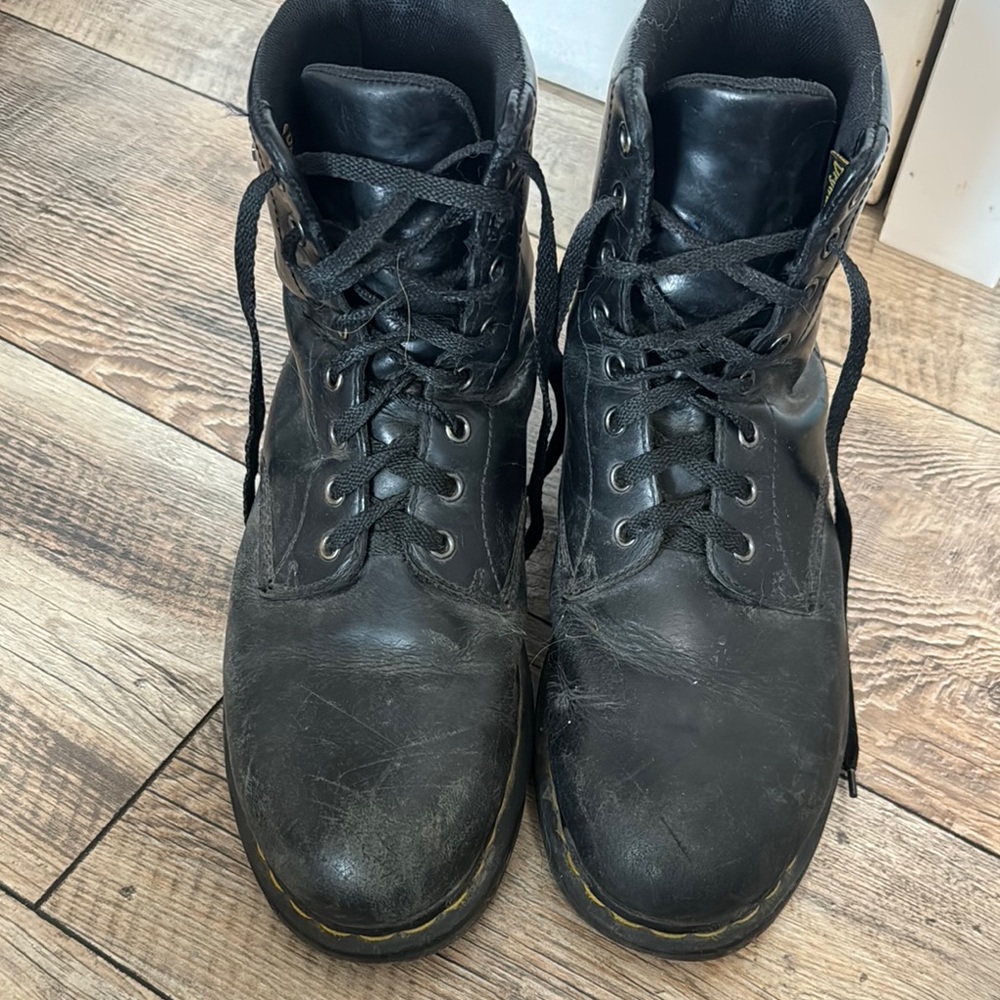 Doc Marten airwalk Black Leather Men's Boots
